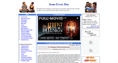 Desktop Screenshot of jesuseveryday.com