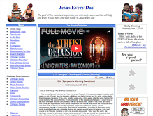 Tablet Screenshot of jesuseveryday.com